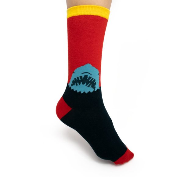 Brand New, Organic Cotton Crew socks, shark design, size 7-13, unisex - Picture 4 of 9